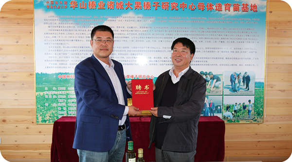 Shandong Sanyang Zhenyuan Biotechnology Co., Ltd. hired Professor Gao Yanxiang from China Agricultural University as the technical consultant for hazelnut deep processing
