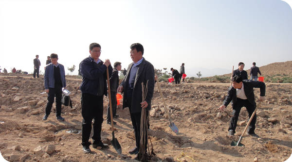 Li Feng, secretary of the Zhucheng Municipal Party Committee, participated in the 2016 spring afforestation activities